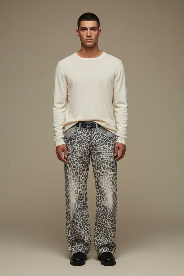 Pantalon Leopard Jean - Imprimé