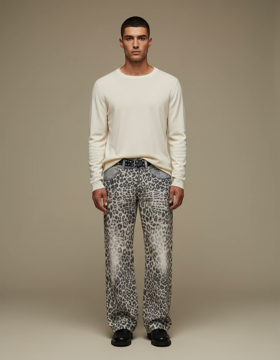 Pantalon Leopard Jean - Imprimé