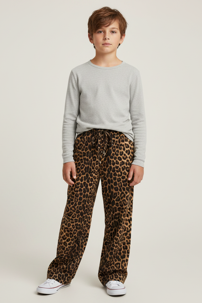 Pantalon Léopard 8f9b - Imprimé Molleton