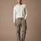 Pantalon Léopard Ample Imprimé Marron Décontracté Denim - Jean
