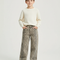 Pantalon Léopard Ample Imprimé Délavé Enfant - Jean