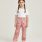 Pantalon Léopard Rose Ample Imprimé Sport Enfant - Molleton