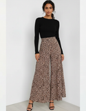 Pantalon Leopard Taille Elastique - Imprimé Viscose