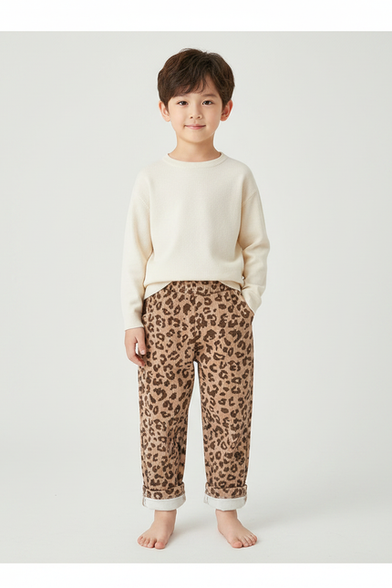 Pantalon Léopard 5023 - Imprimé Cordé