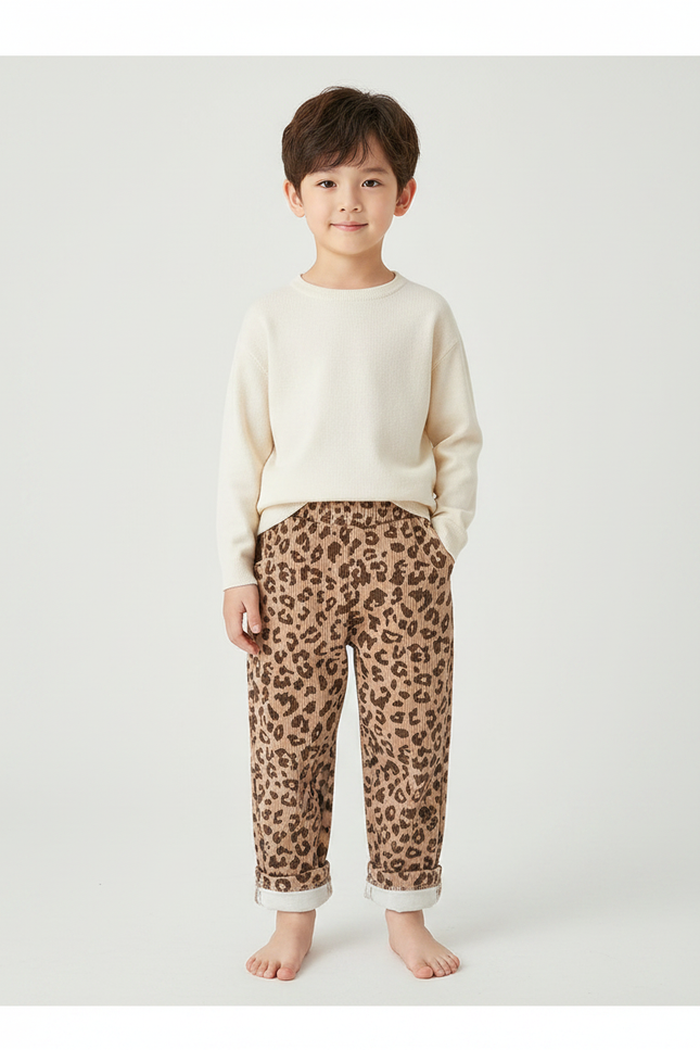 Pantalon Léopard 5023 - Imprimé Cordé