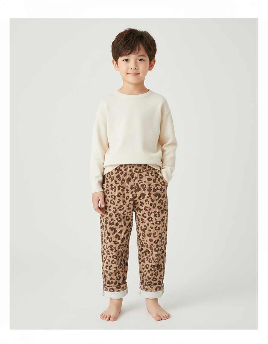 Pantalon Léopard 5023 - Imprimé Cordé