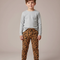 Pantalon Léopard Marron Enfant Coton Imprimé - Molleton