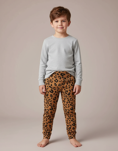 Pantalon Léopard Coton