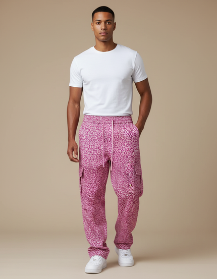 Pantalon Leopard Rose - Polyester