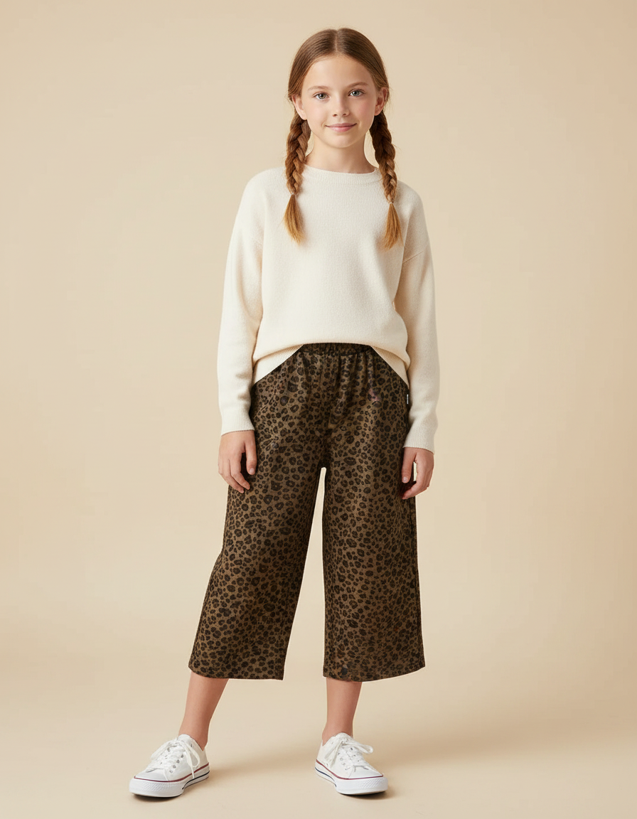 Pantalon Kaki Leopard - Maille