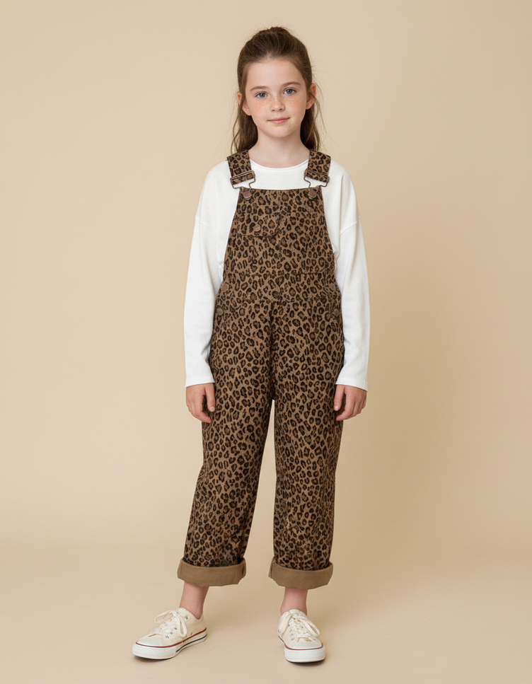 Combinaison Pantalon Leopard - Imprimé Toile
