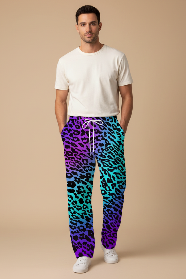 Pantalon Leopard Fluo - Imprimé Polyester