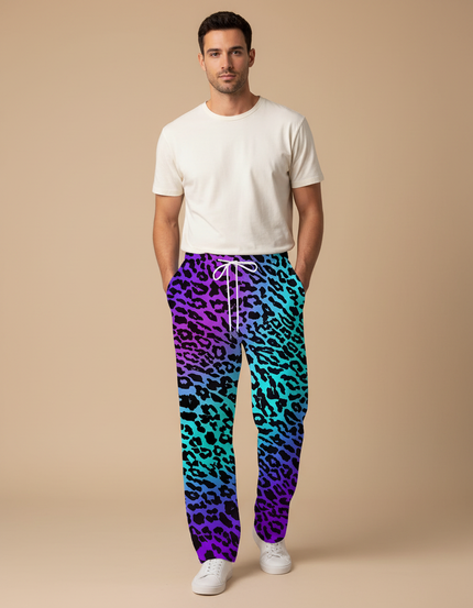 Pantalon Leopard Fluo - Imprimé Polyester