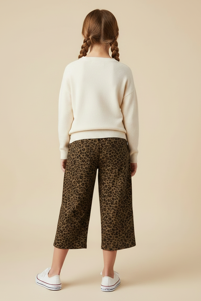 Pantalon Kaki Leopard - Maille - vue 2