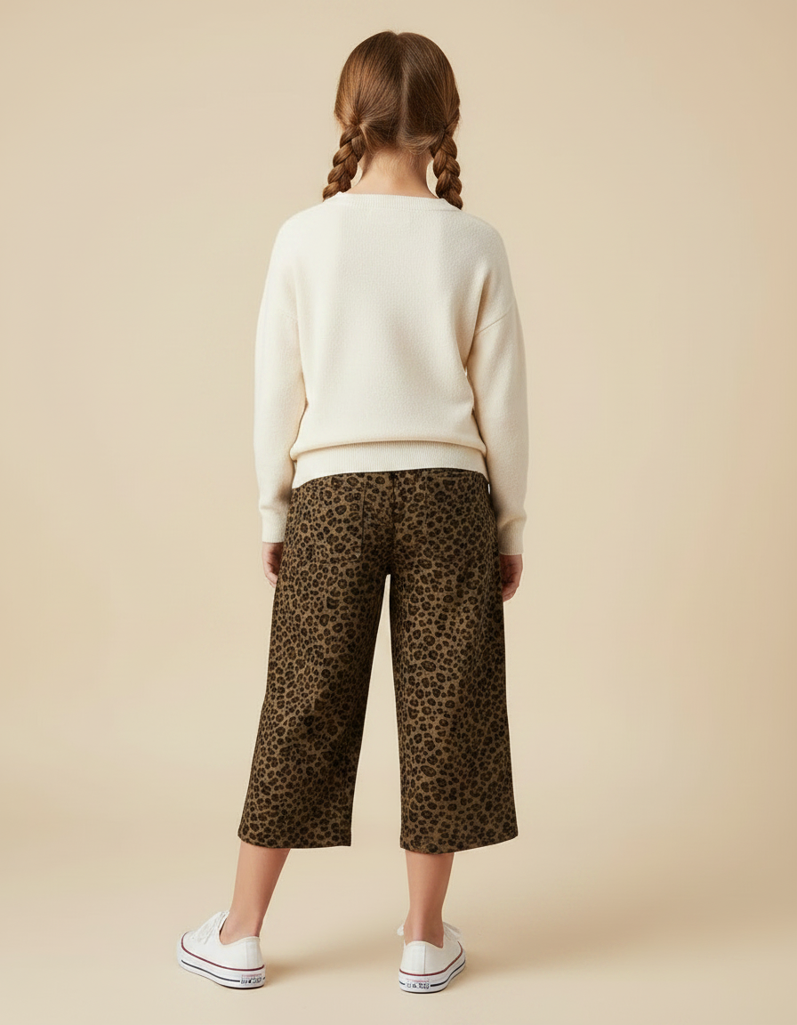 Pantalon Kaki Leopard - Maille - vue 2