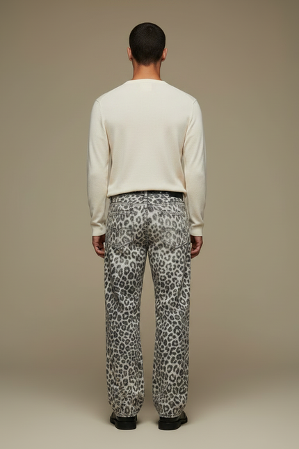 Pantalon Leopard Jean - Imprimé - vue 2