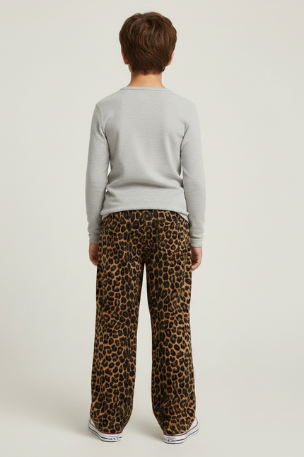 Pantalon Léopard 8f9b - Imprimé Molleton - vue 2