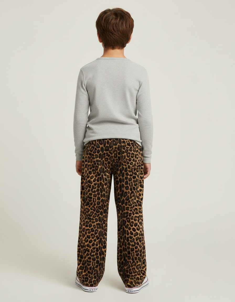 Pantalon Léopard 8f9b - Imprimé Molleton - vue 2