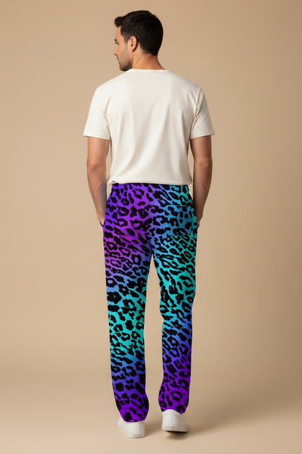 Pantalon Leopard Fluo - Imprimé Polyester - vue 2