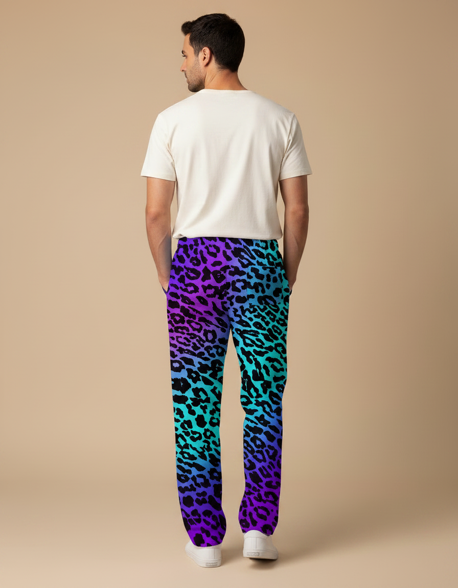 Pantalon Leopard Fluo - Imprimé Polyester - vue 2