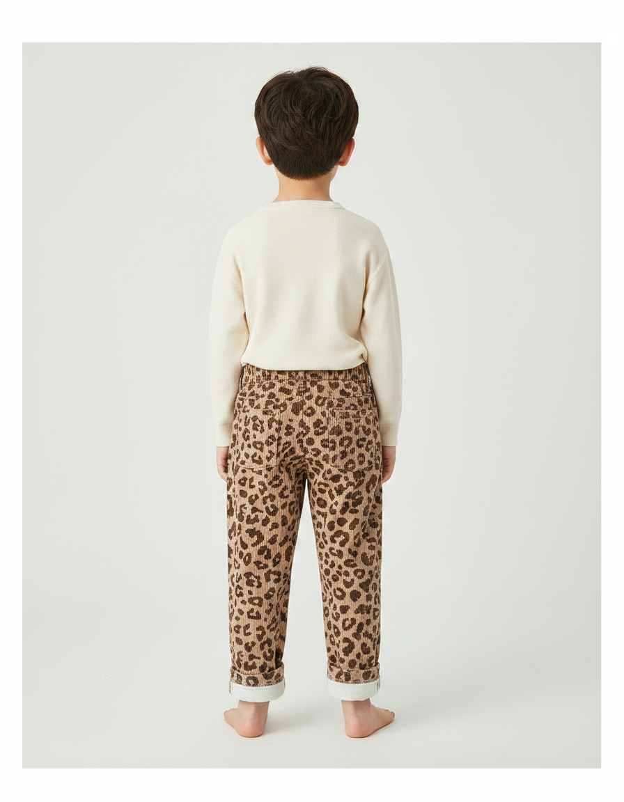 Pantalon Léopard 5023 - Imprimé Cordé - vue 2
