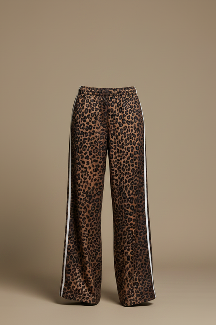 Pantalon Fluide Satin Leopard - Imprimé - vue 3