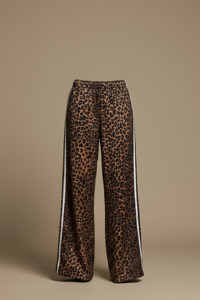 Pantalon Fluide Satin Leopard - Imprimé - vue 3