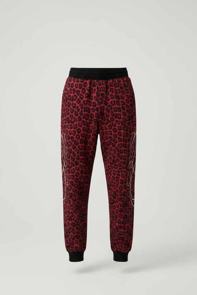 Pantalon Leopard Coton - Imprimé Molleton - vue 3