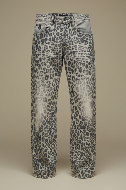 Pantalon Leopard Jean - Imprimé - vue 3
