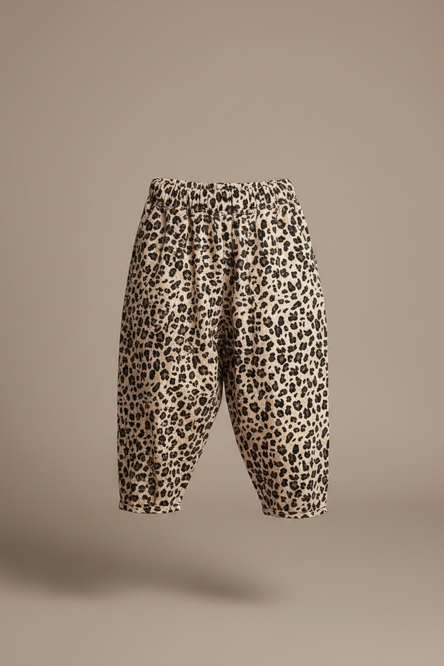 Pantalon Léopard Ample Imprimé Coton Enfant - vue 3