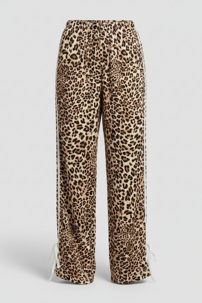 Pantalon Imprime Leopard Femme - Imprimé Viscose - vue 3