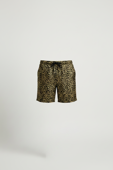 Pantalon Léopard Homme Imprimé Court Décontracté - Polyester - vue 3