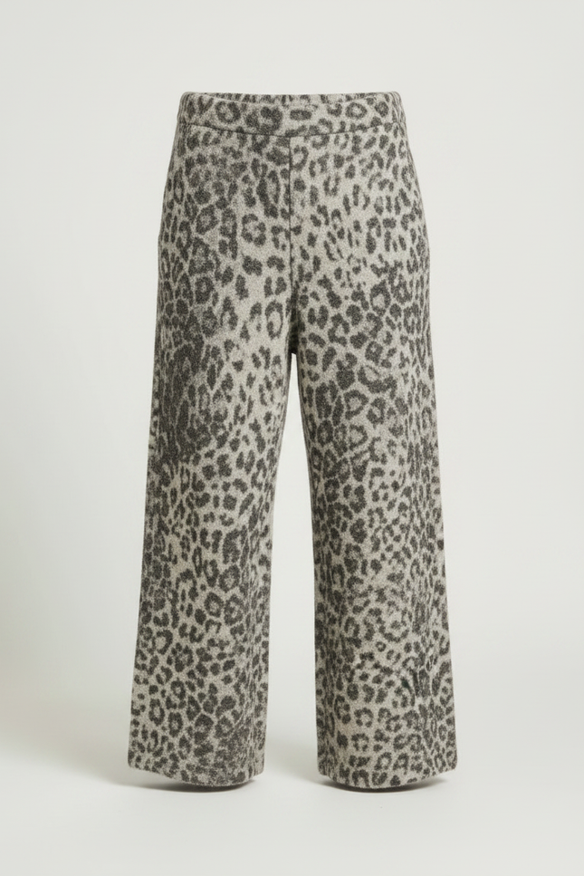 Pantalon Léopard Enfant Molleton Chaud Ample Hiver - Imprimé - vue 3