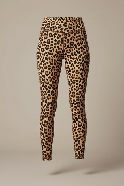 Pantalon Léopard Femme Moulant Imprimé Animal Stretch - Polyester - vue 3