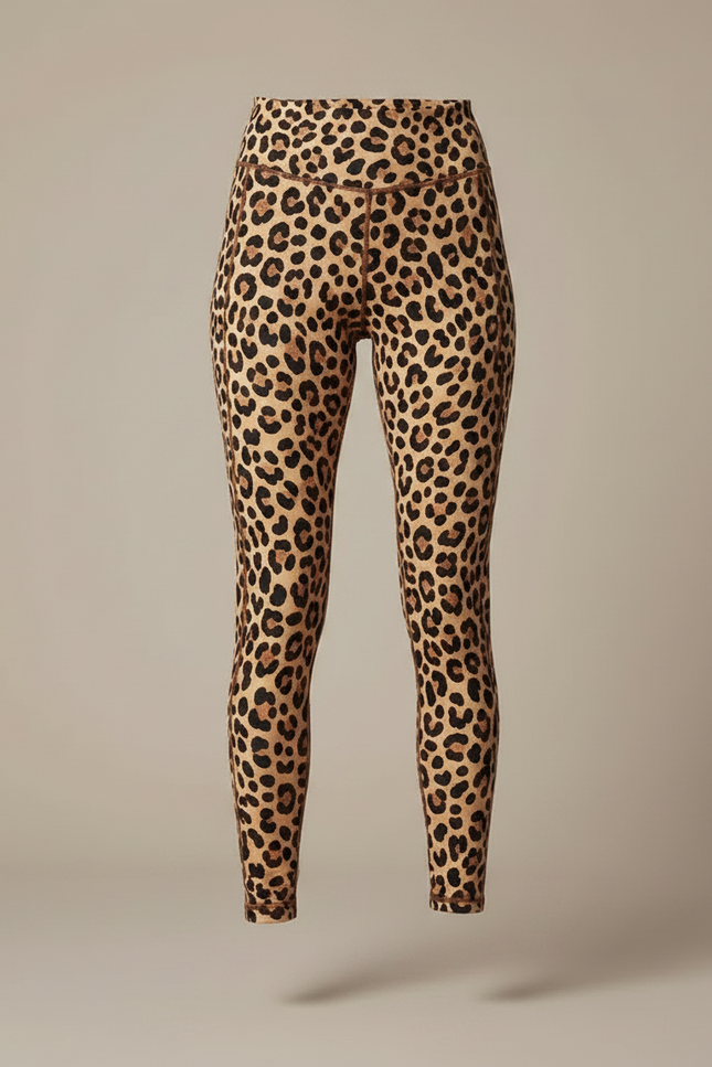 Pantalon Léopard Femme Moulant Imprimé Animal Stretch - Polyester - vue 3