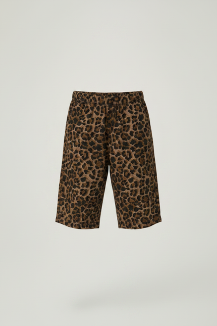 Pantalon Léopard Marron Ample Imprimé Enfant - Coton - vue 3