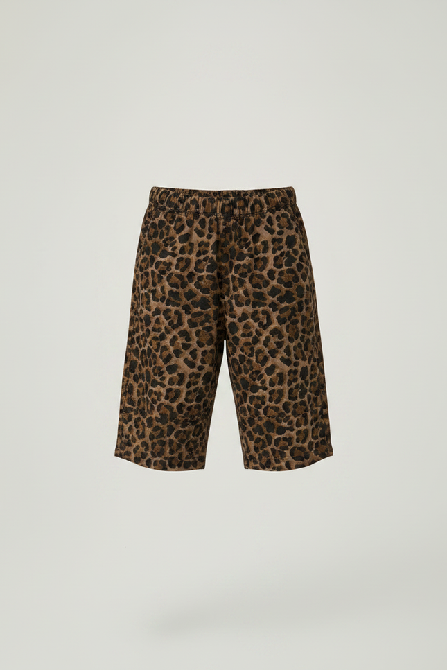 Pantalon Léopard Marron Ample Imprimé Enfant - Coton - vue 3