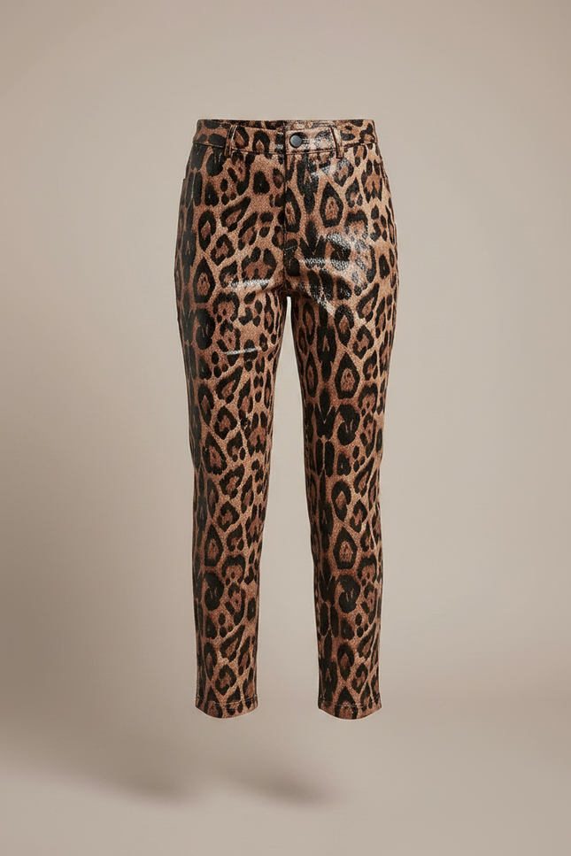 Pantalon Leopard Paillette - Imprimé Polyester - vue 3