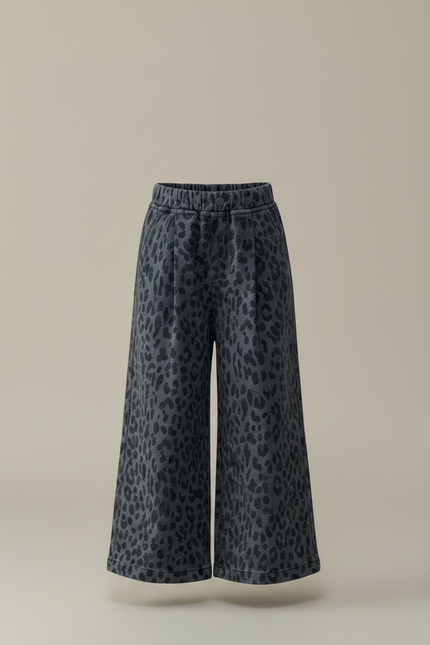Pantalon Léopard Fdce - Gris Jean - vue 3
