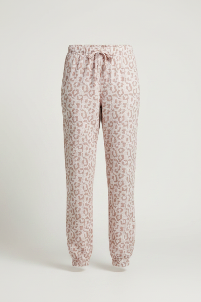 Pantalon Leopard Gaze De Coton - Imprimé - vue 3