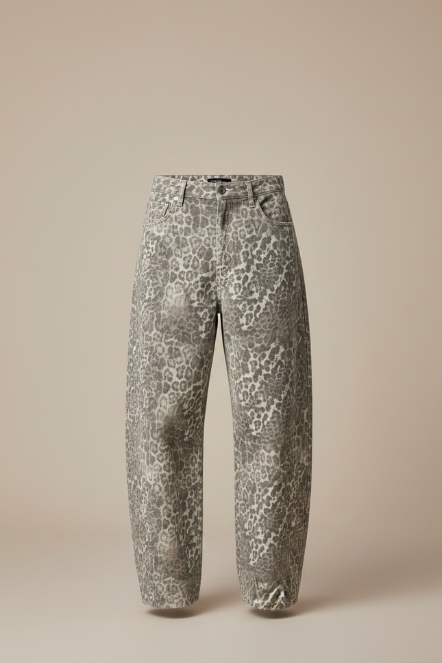 Pantalon Leopard Gris - Jean - vue 3