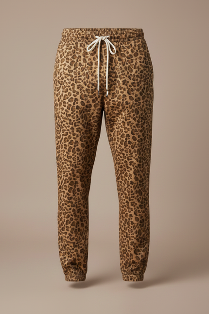 Pantalon Homme Leopard - Imprimé Molleton - vue 3