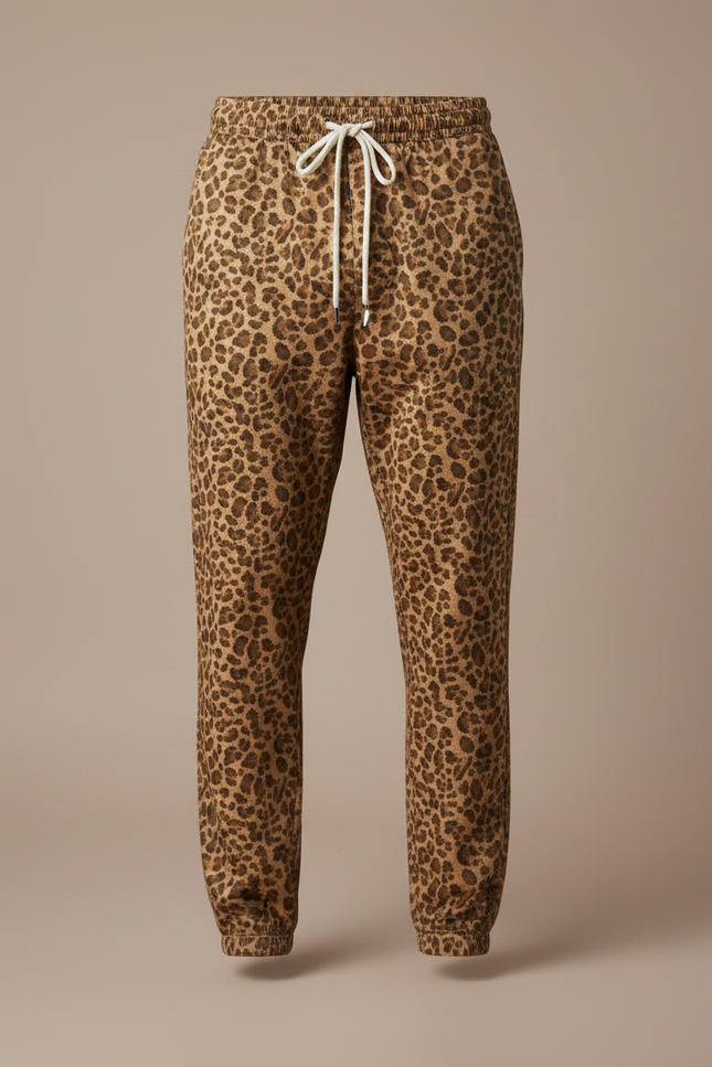Pantalon Homme Leopard - Imprimé Molleton - vue 3