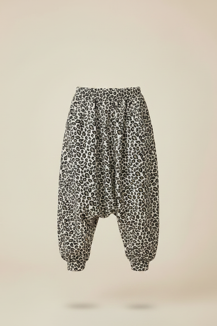 Pantalon Léopard Ample Imprimé Harem Enfant Décontracté - Molleton - vue 3