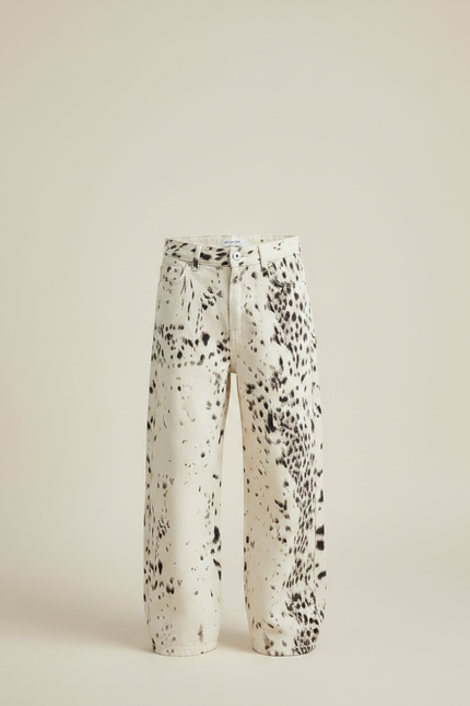 Pantalon Léopard Ample Imprimé Décontracté Garçon Coton - vue 3