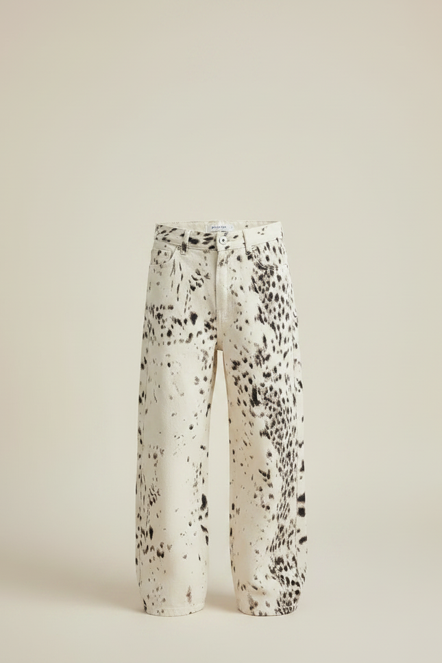 Pantalon Léopard Ample Imprimé Décontracté Garçon Coton - vue 3
